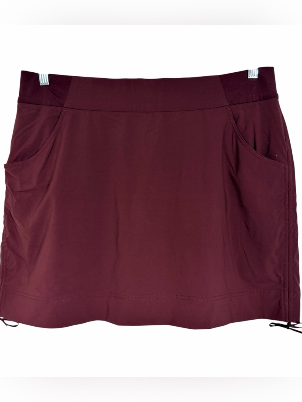 Columbia Anytime Casual Omni Maroon Wine Hiking Golf Travel Skort XL - Picture 2 of 10